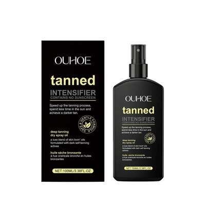 Tanning Spray, Summer Beach Bronze Skin Moisturizing And Hydrating Body Care Sunbathing Essence