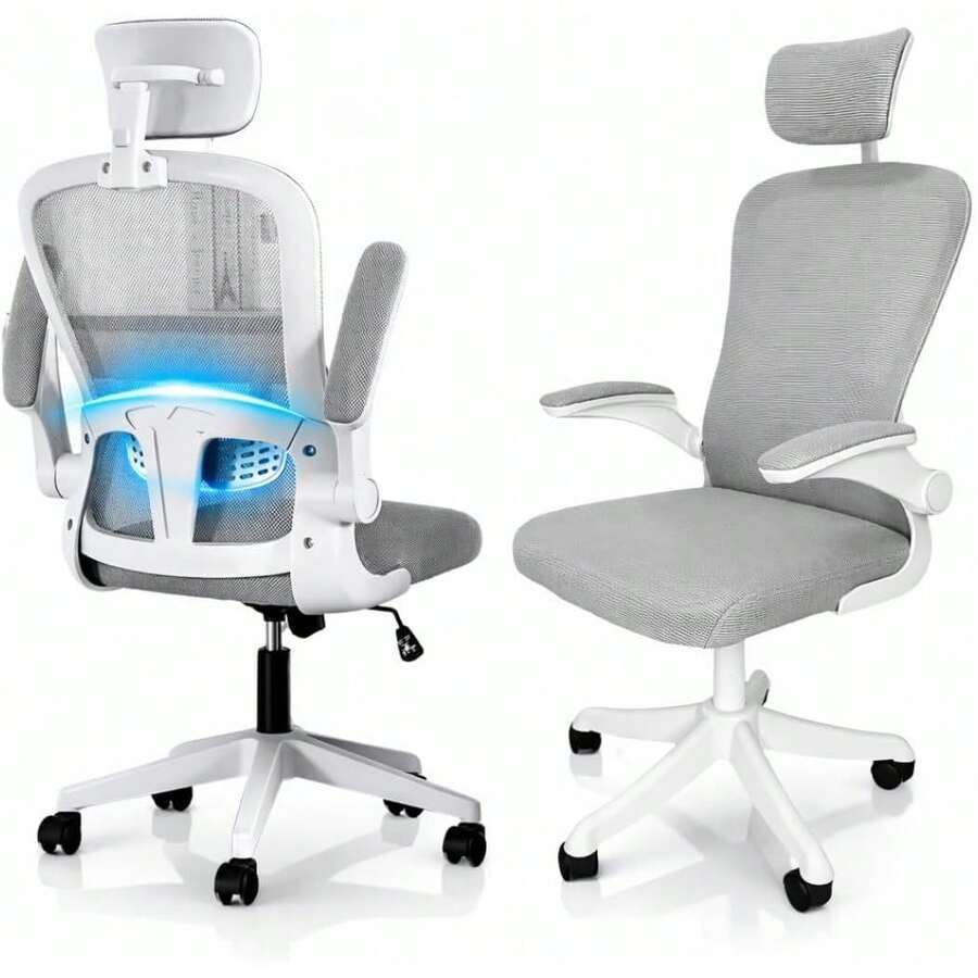 Home Office Chairs - Grey - View 1
