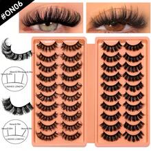 20 Pasang Bulu Mata Palsu Tebal dan Bervolume, Bulu Mata Palsu Keriting dan Tipis, Bulu Mata Strip Penuh, Bulu Mata Imitasi Mink Tampilan Alami, Bulu Mata Dramatis 3D, Bulu Mata Cat Eye Lembut Multi-Lapisan untuk Kerja Sehari-hari & Pesta, Festival, dan Riasan Pertunjukan - View 9