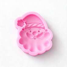 1pc Santa Claus Pattern Silicone Mold, Suitable For Photography Props, Handmade Crafts, Plaster And Holiday Candle Decoration, Easy To Demold, Reusable - Multiple Styles - View 2