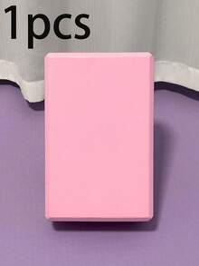 1pc High Density EVA Yoga Block, Suitable For Pilates And Stretching Exercises, Suitable For Home Gym And Training, Made Of Durable Foam; Suitable For Body Shaping, Leg Press, Yoga; Yoga Stretching Band Can Be Used As An Exercise Aid Tool - Multicolor - View 14