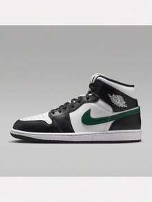 Men's AIR JORDAN 1 MID Mid-Top Sports Casual Shoes DQ8426-004 - Black - View 1