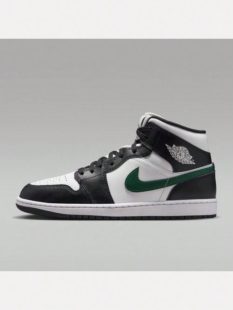 Men's AIR JORDAN 1 MID Mid-Top Sports Casual Shoes DQ8426-004 - Black - View 1
