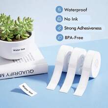 Niimbot 1 Roll Thermal Label Waterproof Sticker Self-Adhesive White Paper D110/D11/H1s Mini Thermal Printer Label Barcode Printing - View 4