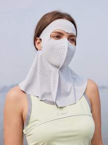 CAMEL CROWN Women's Sun Protection Face Mask, Summer Cycling Driving Anti-UV Anti-Dust Face Cover With Earloop Design, Cooling And Blocking Ultraviolet Rays - Cold Moon Gray - View 7