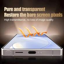2pcs Anti-Blue Light Tempered Glass Screen Protector, Compatible With Phone 18 Pro Max/Phone 18 Pro/Phone 17 Pro Max, Also Compatible With Phone 17E/17P Pro/16/16 Plus/15 Pro/15/14/13/12/11/XR/XS, Full Coverage | Eye Protection | Anti-Fingerprint | Compatible With Phone Cases - Clear - View 6