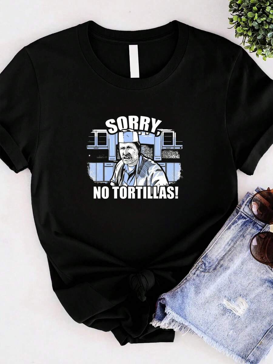 Women T-Shirts - 黑色 - 查看 1