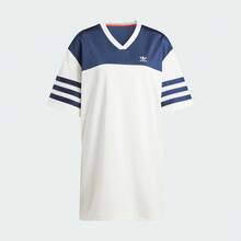 Adidas Women's Loose V-Neck Basketball Style Dress IS2348 - White - View 3
