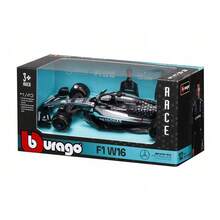 Burago - F1 Mercedes-AMG W16 2025#63 Russell 1:43 比例合金模型車,逼真細節,Mercedes F1 複刻版,銀黑配色塗裝,官方授權,建議 3 歲以上使用 - F1 W16 #63 - 查看 4