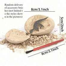 Random Item Excavation Of Dinosaur Eggs, Wedding Gifts, Party And Surprise Dinosaur Excavation, Paleontological STEM, Fun Science Activity Gift Set,Halloween Decor,Wedding Decor,Graduation Gift. - Multi-color 1 - View 7