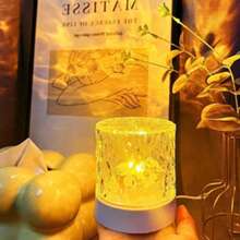 Lampu Proyeksi Gelombang Laut - Lampu Air Api Gradien 16 Warna, Dengan Kontrol Jarak Jauh, Lampu Malam LED Bertenaga USB, Cocok Untuk Dekorasi Kantor dan Restoran - Riak air - View 9