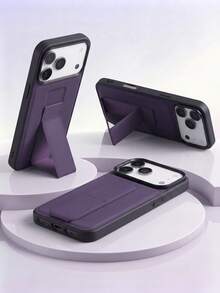 1pc High-Quality Apple 17 Pro Max Phone Case, Apple 17 Phone Case With Foldable Stand, Fashionable Smartphone Cover, Ultra-Thin Portable Apple 16 Phone Case With Foldable Stand Compatible With Apple 18, Shockproof Phone Case, Apple 17 Pro Phone Case Protective Cover, Shock-Absorbing Apple 13, Summer Travel Android Phone Case Compatible With Redmi 15C, Ultra-Thin Honor Case, Casual Portable Galaxy S26 Ultra Phone Case - Purple - View 8