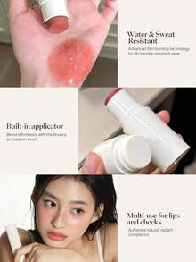 JOOCYEE Multi-Purpose Lip & Cheek Tint, Long-Lasting Natural Finish, Suitable For Lips And Cheeks - G401 Tea Jelly (Upgrade5.2g) - View 5