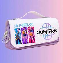 Hasbro New Anime KPOP Monster Hunter Girl Group Pencil Case Student Stationery Box Large Capacity Pencil Pouch Random Style - Multicolor - View 3