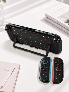 1个极简彩色星形图案保护壳，适用于Switch OLED/Switch NS，Switch主机配件，Switch玩家的最佳礼物 - 彩色 - 查看 14