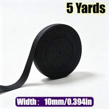 RoYishi 5 Yards Elastic Bands For Sewing, 10-50mm Wide Elastic Fabric Band Springy Stretch Knitting Elastic - 5 Yards - View 18
