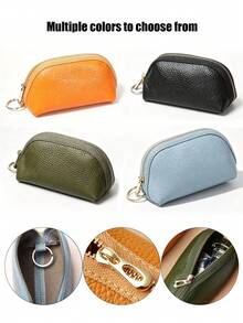 Y2K Style Mini Car Key Pouch, Cute Heart-Shaped Hook Key Wallet With Earphone Pendant And Lanyard, Durable PU Leather Zipper Key Bag; Mini Coin Purse For Car Keys, Earbuds, Lipstick. Suitable For School/Work/Office/Daily Use, Unique Birthday Gift, Teacher Gift, Party Gift, Holiday Gift; College Students Back To School Essential - One Size - View 8