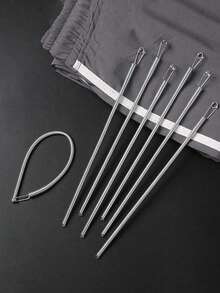 Spring-Loaded Flexible Drawstring Replacement Tool | 2-In-1 Elastic Band Threader, Suitable For Pants, Sweatshirts And Skirts | Home Essential Set, Includes Waistband Threader, No-Sew DIY Assistant | Christmas Gift For Women - Multiple Styles - View 9