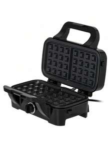 Adler 3-i-1 sandwichmaker, sandwichgrill och våffeljärn med utbytbara plattor, 1200 W, temperaturkontroll, non-stick-plattor - EU E typkontakt (220-240V) - Visa 4