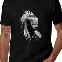 Yolandi Visser Die Antwoord Zef Sticker T Shirt Cotton For Man Clothes Men - 黑色 - 查看 7