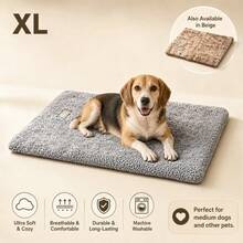 Washable Pet Mat, Dog Bed, Dog Pad, Cat Bed, Dog Bed, Anti-Slip Temperature-Locking Warm Mat, Universal For Cats And Dogs, Suitable For Indoor Dog Cages, Sofas, Cars, Floors, All Seasons - Light Grey - View 9