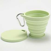 Portable Outdoor Drinking Cup, Silicone Foldable Water Cup, Travel Cup. Three-Level Height Adjustable Design, Folds Down To 1.5cm, Lightweight And Easy To Carry. Suitable For Camping/Travel/Office And Other Scenarios - Below 0.5L - View 13