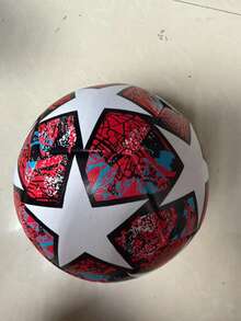 3pcs Size 5 Standard Indoor/Outdoor Universal Match Training Football, Inflatable PU Leather, Pink (English Letters On Product Will Be Random) - Multicolor - View 4