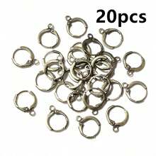 20pcs 14x12mm Thick French Earring Hooks Wire Clips Bronze Gold Silver Color DIY Jewelry Making Findings Accessories - Earring Hooks - View 14