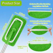 1pc/3pcs/5pcsPacks Reusable Microfiber For Mop Pads, Suitable For Sweeping For Mops (9.84inch-11.02inch) - Dry Cloths And Wet For Mop Cloths For Household Cleaning - Washable Wet Pads For Mopping Floors - A - View 3