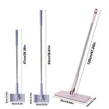 Multifunctional Mop, Multi-Purpose Disposable Towel Mop, Long Handle, No Hand Washing, Clip-On Towel Mop, Suitable For Bathroom, Toilet, Kitchen, Glass, Wall Dusting - Plastic Material, Essential Home Cleaning Tool - A - View 11