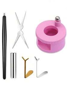 Beautizon Nailartlab 6pcs Rotating Cat Eye Nail Magnets, 3D Strong Magnetic Cat Eye Nail Art Tools, Multi-Functional Cat Eye Nail Magnet Set, Cat Eye Nail Polish Gel Design Nail Art Tools - Multicolor - View 12