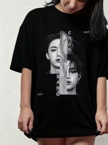 Women T-Shirts - 黑色 - 查看 1