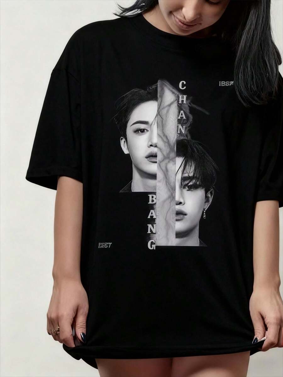 Women T-Shirts - 黑色 - 查看 1