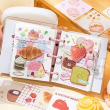 Yuxian Mini Sticky Note Pad, Four Seasons Sweet Shop, Cute Soft Pattern Planner Base Memo Sticker - one-size - View 5