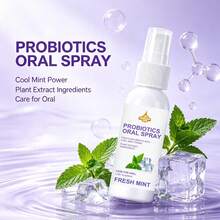 SUMIFANG Probiotic Oral Spray, Contains Multiple Plant Extracts, Balances Oral Environment, Spray After Dating, Gathering Or Heavy-Flavored Meals To Refresh Breath, Portable Breath Freshening Spray, 50ml - Mint - View 3