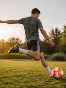 Bola Sepak Ukuran 3, 4, 5; Bola Sepak Latihan Melengkung, Bola Ajaib Putaran Pertandingan - MultiWarna - View 2