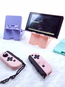 1pc 3-In-1 Universal Game Controller Stand And Headphone Holder, Can Hold 2 Game Controllers And 1 Headphone Simultaneously, Saves Desktop Space, Headphone Storage Rack, Suitable For Gamers And Daily Users - Multicolor - View 3