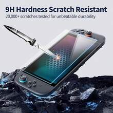 Yezodawee Tempered Glass Screen Protector For New Switch 2 (2025 Model) 7.9 Inch Screen, Anti-Scratch, Bubble-Free, High Transparency, 9H Hardness, 0.33mm Thickness, Designed Specifically For 2025 Model 7.9 Inch Switch 2, Features Anti-Scratch, Bubble-Free, High Transparency - View 4