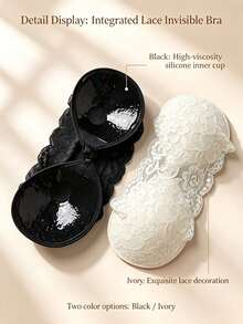 Lace Nipple Covers, Invisible Breast Covers, Thin Invisible Bra Alternative - Multicolor - View 1