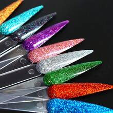 22 Colors Fine Glitter Powder, Ultra Fine Shiny Cosmetic Grade Nail Supplies, Bedazzling Kit, Hair Glitter, Body Glitter, Sequins Craft, Glitter Powder Makeup, Nail Powder For Nail Art, Makeup, Hair, Body & DIY Crafts - 22 Colors Fine Powder - View 10