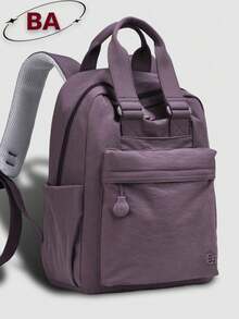 Mochila casual antirrobo de nailon para mujer; Bolsa multifuncional para desplazamientos diarios; Bolsa de viaje ligera con múltiples bolsillos; Mochila escolar minimalista de gran capacidad; Mochila conveniente, adecuada para estudiantes, enfermeras, maestros, empresarios, viajes de vacaciones, viajes de negocios, desplazamientos diarios, compras, oficina, citas, senderismo, entrenamiento, trabajo, regalo de cumpleaños, regalo de vacaciones, mochila - Multicolor - Ver 13