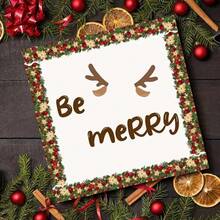 Christmas Holiday Decorative Border Stickers, Handmade Craft Decoration Self-Adhesive Stickers - Multicolor - View 3