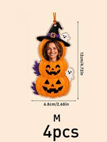 Dekorasi Gantung Halloween Foto Kustom, Liontin Rumah Hantu , Dekorasi Pohon Rumah, Kenang-kenangan Wajah yang Dipersonalisasi, Dekorasi Ruangan Musim Gugur, Hadiah Liburan Kustom, Cocok untuk Keluarga dan Teman, Dekorasi Halloween yang Dapat Disesuaikan, Gantungan Tas, Dekorasi Rumah - Gaya B - View 17