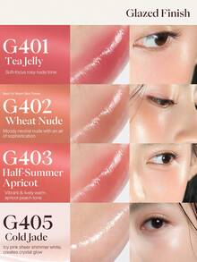 JOOCYEE GLAZED Multi-Purpose Stick G405 Jade Color, Long-Lasting Natural Blush, Suitable For Lips And Cheeks - G405 Cold Jade - View 7