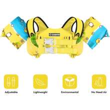 Chriffer Kids Swim Vest Life Jacket For Boys & Girls 30‑55 Pounds, Toddler Swim Training Floaties With Shoulder Harness & Arm Wings,  Learn‑To‑Swim Pool Float Vest For 2‑3‑4‑5‑6‑7 Years Old Baby - Y-yellow - View 3