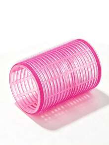 4/2/1pc Self-Adhesive Hair Roller Set, Suitable For Different Hair Lengths, Heatless Curlers With Clips, DIY Hair Styling Tool - Hot Pink - View 9