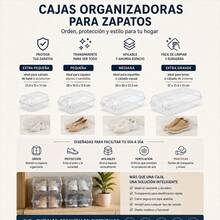 Transparent Stackable PP Plastic Shoe Box With Hinged Lid And Ventilation Holes For Closet Organization And Footwear Protection, Multiple Sizes - 查看 2