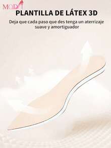 MODA Sandalias de tacón alto de punta elegante con lazo para mujer, zapatos de vestir sexy para fiesta, adecuados para verano, commute, discoteca, boda, fiesta, exterior, disponibles - Blanco - Ver 9