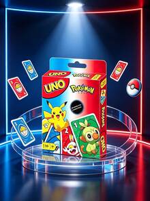 UNO 聯名主題桌面卡牌遊戲 多人派對休閒互動卡牌遊戲 成人派對團隊建設趣味收藏桌遊禮物 - Poké mon聯名款 - 查看 4