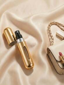 5ml Bottom-Fill Perfume Refillable Spray Bottle, Self-Pump Aluminum Press-Type Perfume Bottle, Refillable Perfume Spray Bottle, Single Pack, Shiny Pink Perfume Bottle With Pump Storage Container, Suitable For Travel, Living Room, Bedroom, Bathroom Home Decor, Essential For Travel - Multicolor - View 16